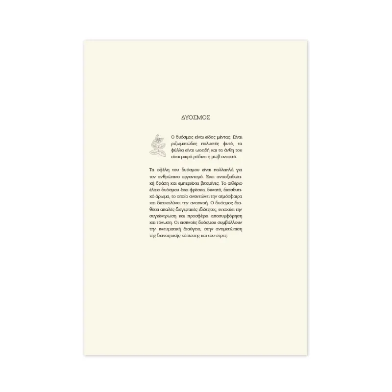 Adbook - Ημερήσιο Ημερολόγιο Botanical 2026, Mint 17x25 HM-3233-31