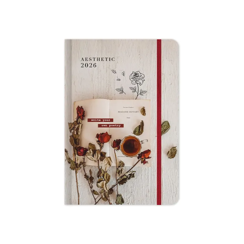 Adbook - Ημερήσιο Ημερολόγιο Aesthetic 2026, Write Your Own Poetry 9x13 HM-3426A