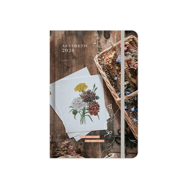 Adbook - Ημερήσιο Ημερολόγιο Aesthetic 2026, Let Your Life Be Your Art 9x13 HM-3426E