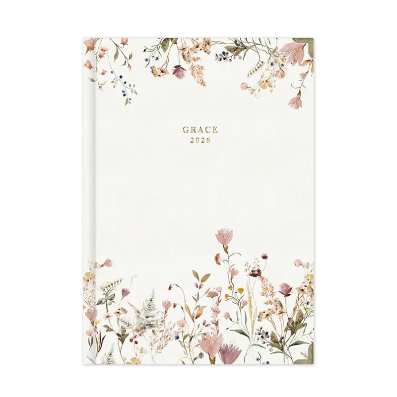 Adbook - Ημερήσιο Ημερολόγιο Grace 2026, Spring Flowers 17x25 HM-3513A