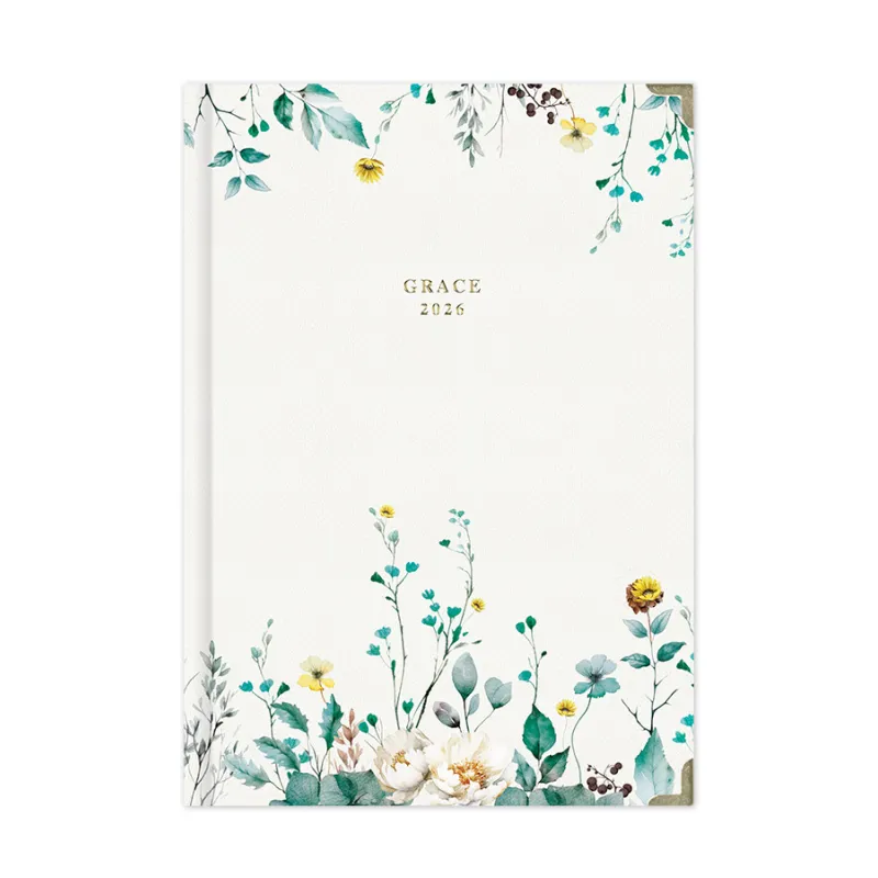 Adbook - Ημερήσιο Ημερολόγιο Grace 2026, Summer Flowers 17x25 HM-3513C