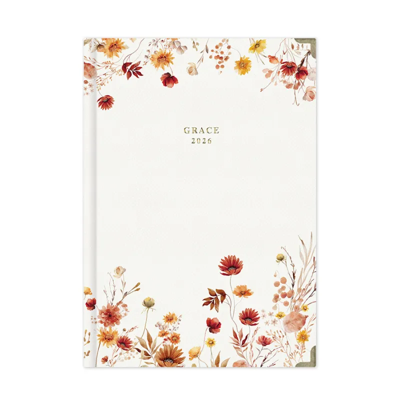 Adbook - Ημερήσιο Ημερολόγιο Grace 2026, Wild Flowers 17x25 HM-3513D