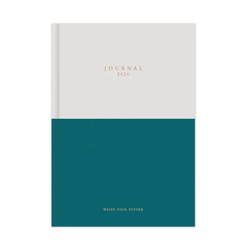 Adbook - Ημερήσιο Ημερολόγιο Journal 2026, Teal 17x25 HM-2433-28