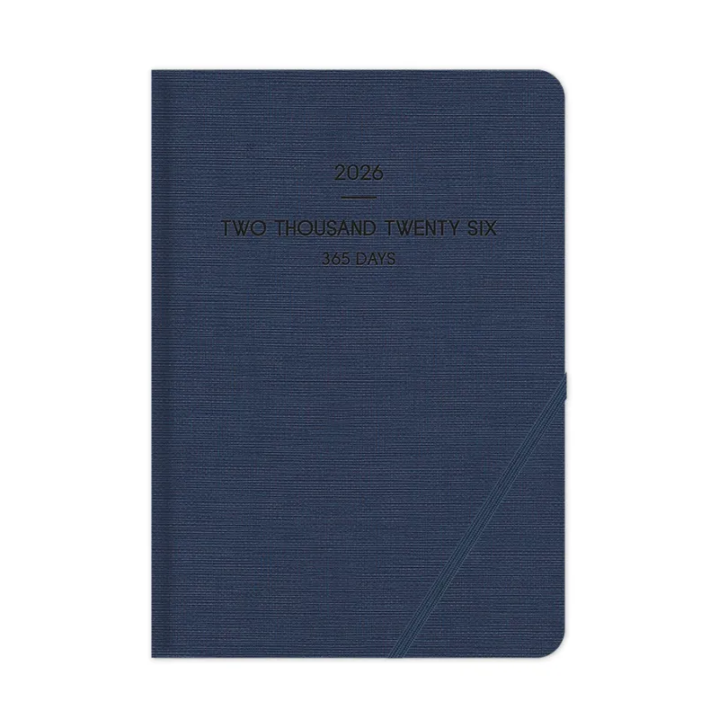 Adbook - Ημερήσιο Ημερολόγιο Lieve 2026, Blue Navy 17x25 HM-9503-20