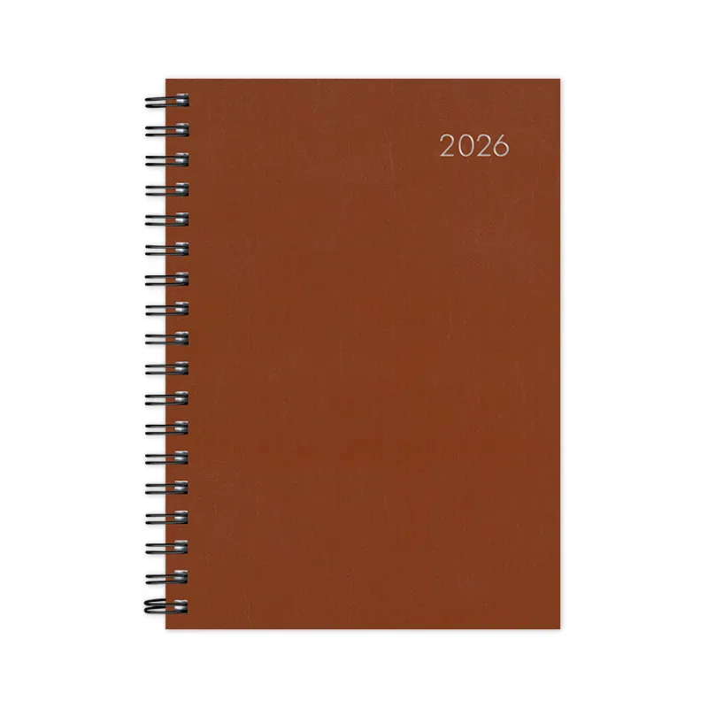 Adbook - Ημερήσιο Ημερολόγιο Spiral Very Simple 2026, Tan 17x25 HM-1026-43