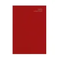 Adbook - Ημερήσιο Ημερολόγιο Simple Velvet Edition 2026, Red 17x25 HM-1013-52
