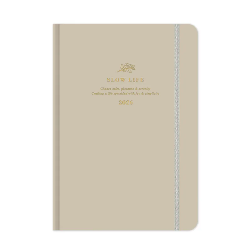 Adbook - Ημερήσιο Ημερολόγιο Slow Life 2026, Vanilla 14x21 HM-1234-401
