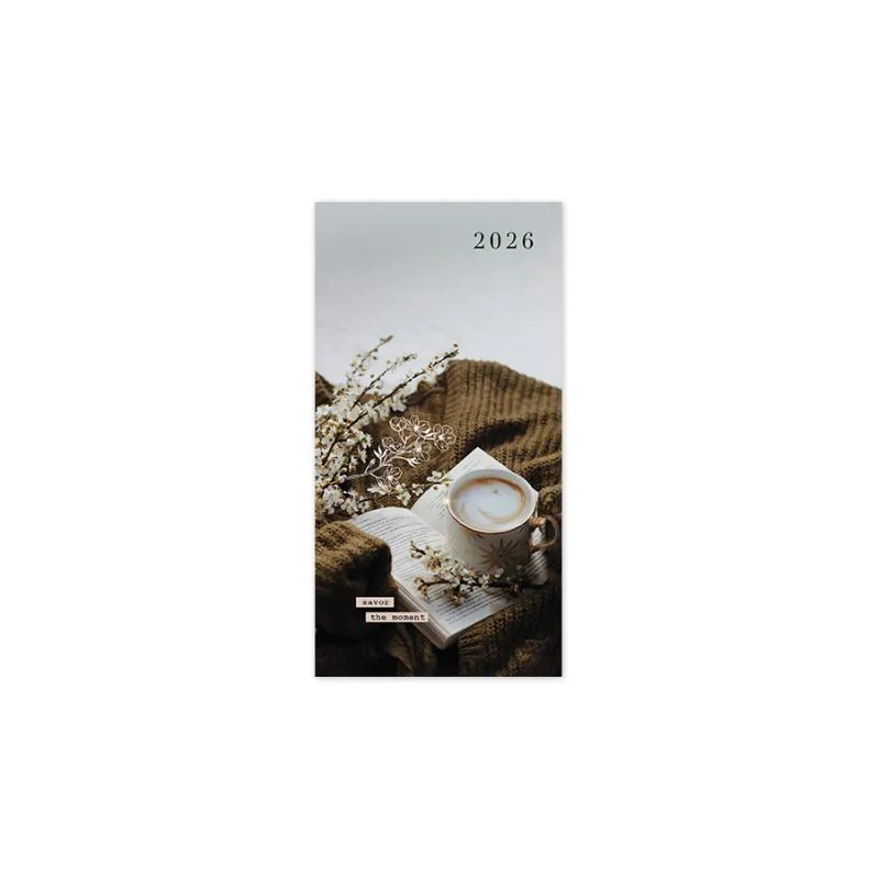 Adbook - Εβδομαδιαίο Ημερολόγιο Aesthetic 2026, Savor The Moment 9x17 HM-3449A