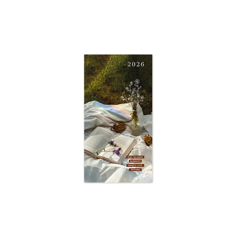 Adbook - Εβδομαδιαίο Ημερολόγιο Aesthetic 2026, Sun-Kissed Moments Heart-Lit Dreams 9x17 HM-3449C