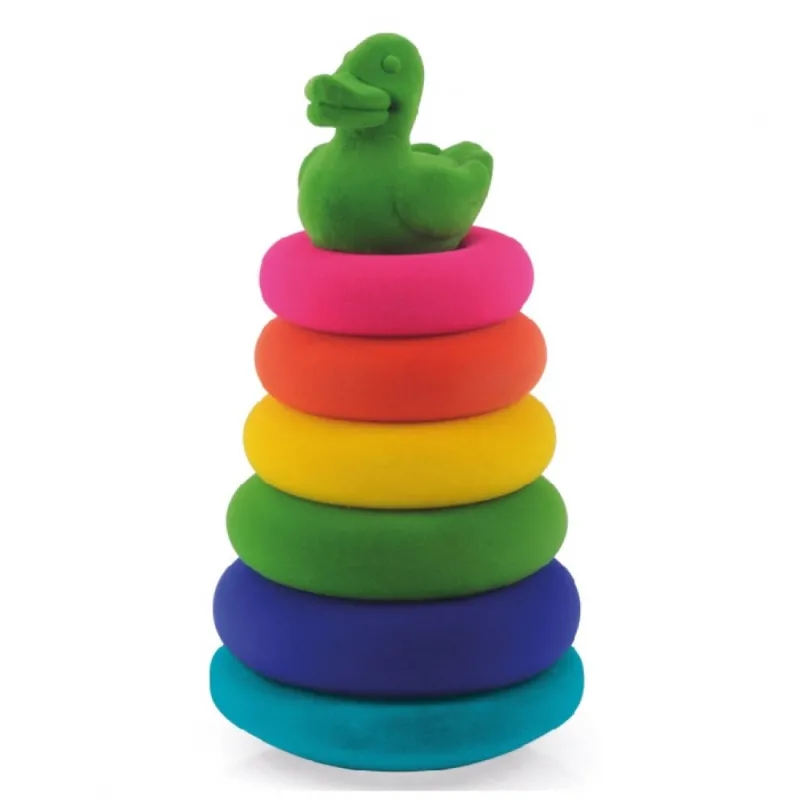 Rubbabu - Rocking Stacker Duck 14x21 cm 20377
