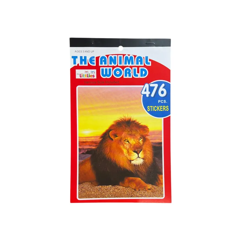The Littlies – Αυτοκόλλητα Μπλοκ, The Animal World 21665
