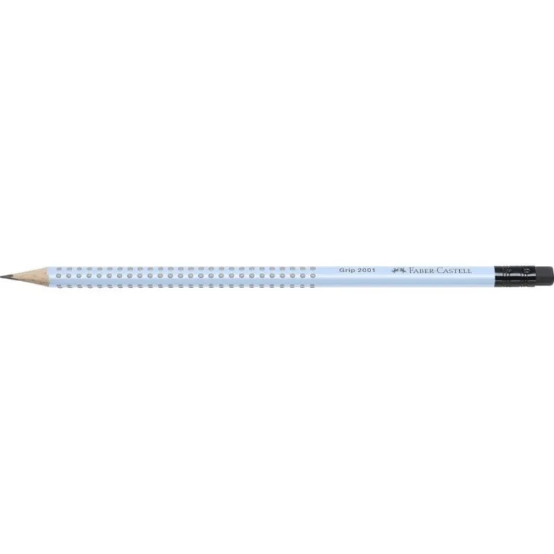 Faber Castell - Μολύβι Grip Με Γόμα, Sky Blue 217274