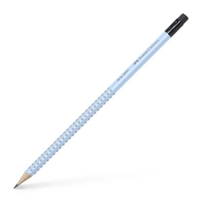 Faber Castell - Μολύβι Grip Με Γόμα, Sky Blue 217274