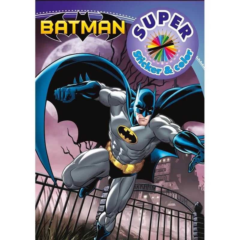 Βιβλίο Ζωγραφικής + Αυτοκόλλητα, Batman