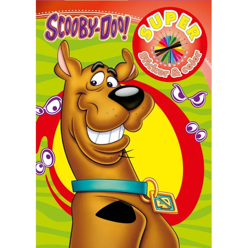Βιβλίο Ζωγραφικής + Αυτοκόλλητα, Scooby-Doo!