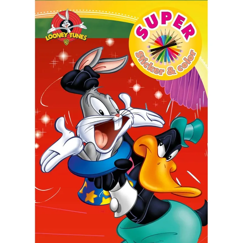 Βιβλίο Ζωγραφικής + Αυτοκόλλητα, Looney Tunes