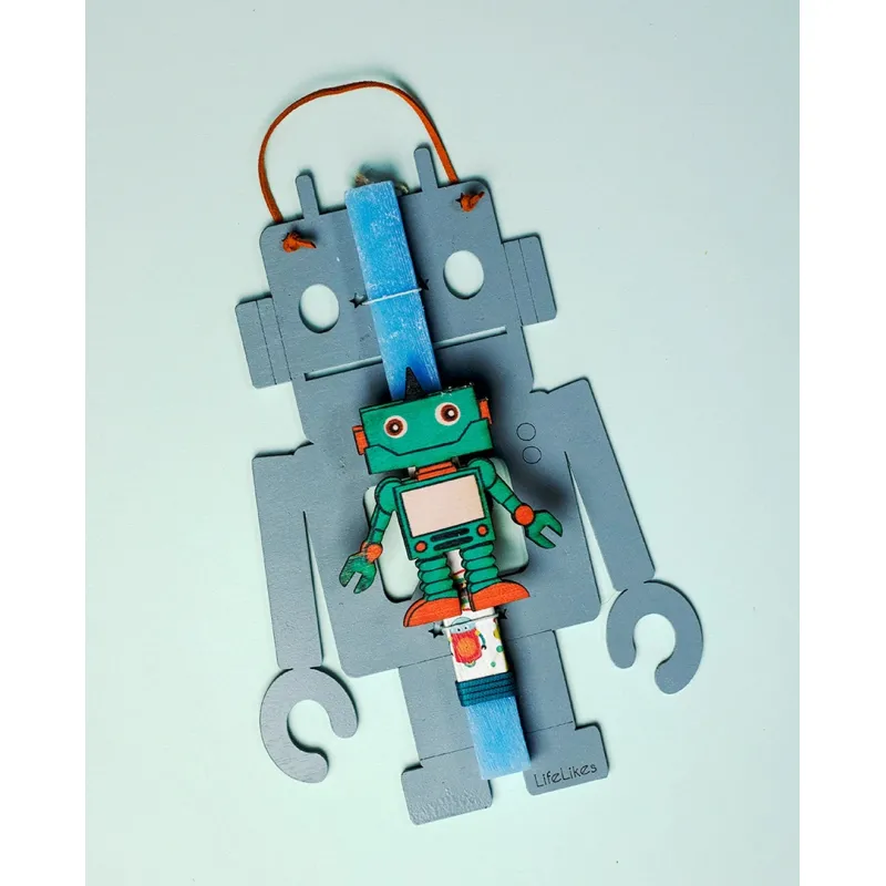 Life Likes - Λαμπάδα Ρομπότ Σε Κουτί 2362