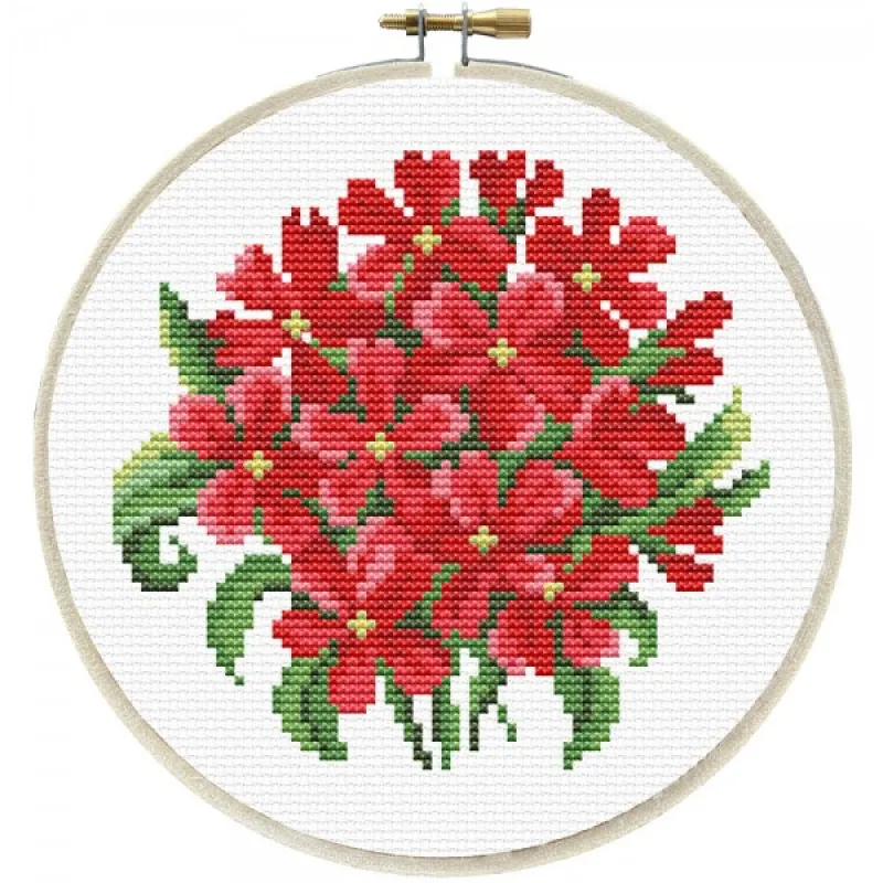 Ladybird - Καμβάς Red Bouquet 240.064