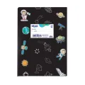 Skag - Τετράδιο Super Μαύρο Με Σχέδια 17x25cm 50 Φύλλα 246842