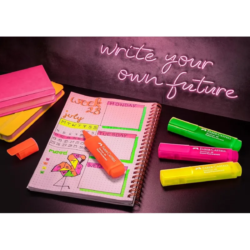 Faber Castell - Μαρκαδόροι Υπογράμμισης Fluo Colors 8τμχ  254648