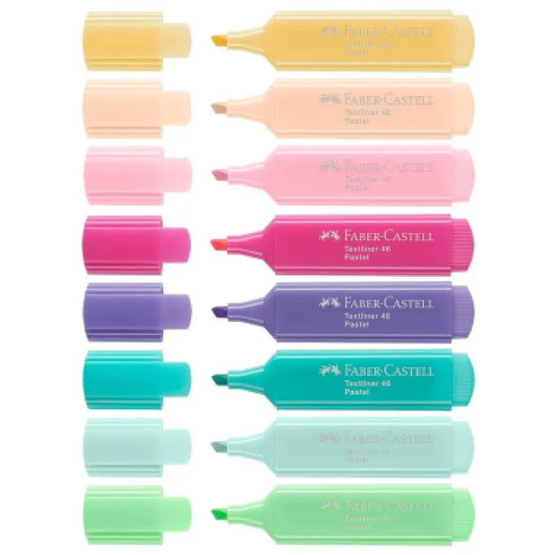 Faber Castell - Μαρκαδόροι Υπογράμμισης Pastel 8τμχ 254658