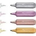 Faber Castell - Μαρκαδόρος Υπογράμμισης Textliner 1546 Metalic 4 Τμχ 254674