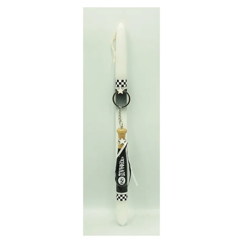 Dream Light - Λαμπάδα Μπρελόκ Μαύρο Ρόπαλο 25766