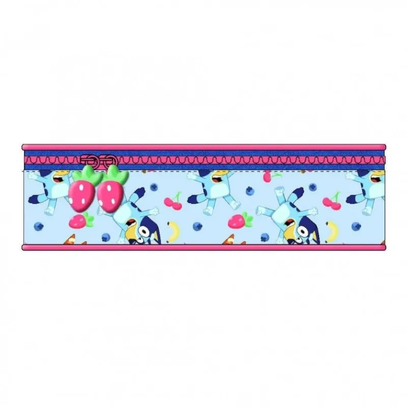 Graffiti - Κασετίνα Βαρελάκι Οβάλ 1 Φερμουάρ, Bluey Blue 260341