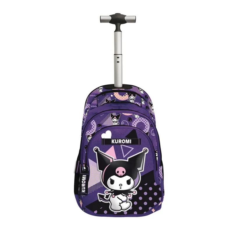 Graffiti – Τσάντα Τρόλεϊ Δημοτικού 3 Θήκες, Kuromi, Popart 262253