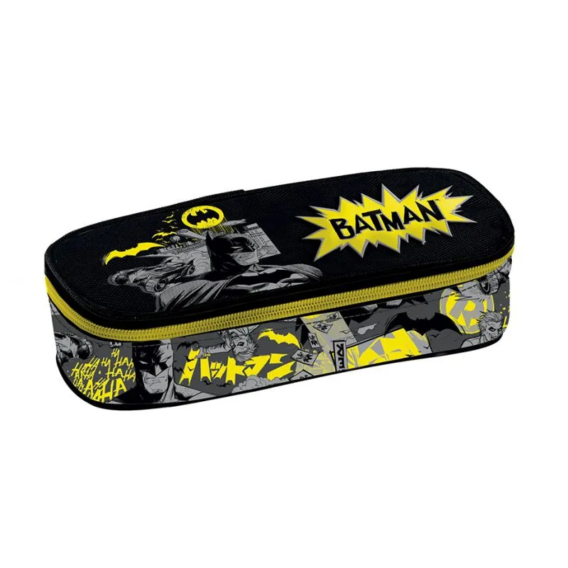 Graffiti - Κασετίνα Βαρελάκι Οβάλ 1 Φερμουάρ, Batman 265341