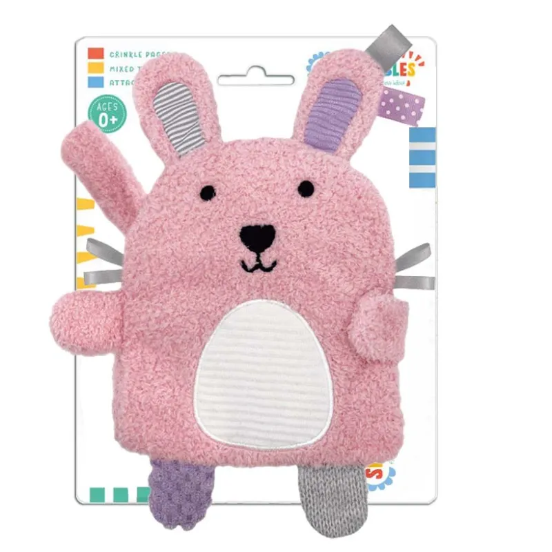 Sensory Snuggables - Bunny Puppet Soft Book