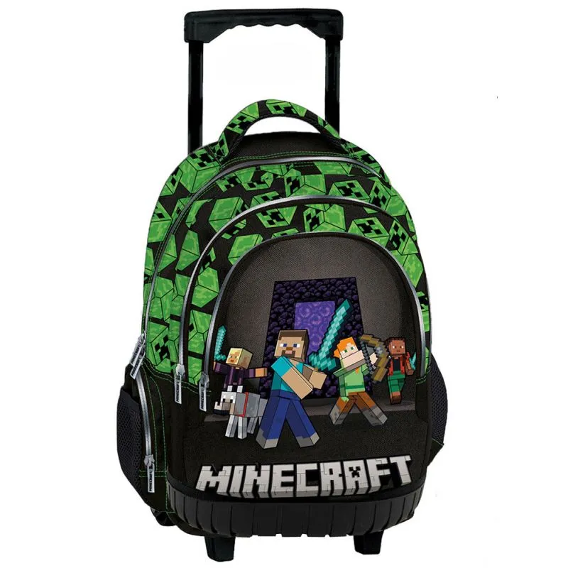 Graffiti – Τσάντα Τρόλεϊ Δημοτικού 3 Θήκες, Minecraft, Squad 268252