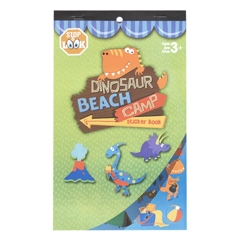 The Littlies – Αυτοκόλλητα Μπλοκ, Dinosaur Beach Camp 21665