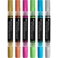 Faber Castell - Σετ Ακρυλικοί Μαρκαδόροι Με Διπλή Μύτη Black Edition, Metallic Colours 6 Τμχ 285517 Faber Castell - Σετ Ακρυλικοί Μαρκαδόροι Με Διπλή Μύτη Black Edition, Metallic Colours 6 Τμχ 285517