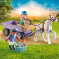 Playmobil Horses Of Waterfall - Άλογο Με Άμαξα 71496 Playmobil Horses Of Waterfall - Άλογο Με Άμαξα 71496