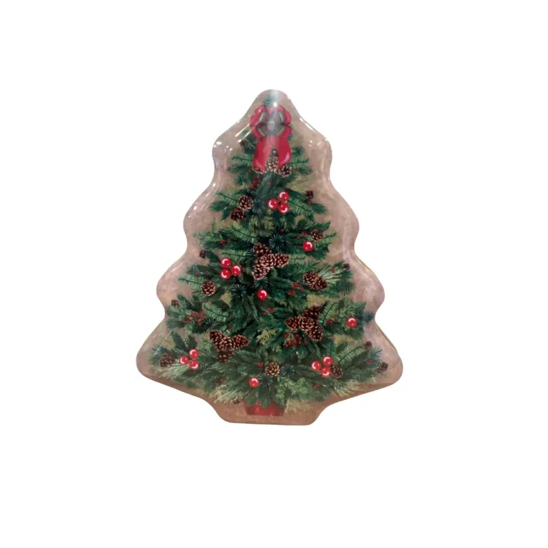 Νάκος ΑΒΕΕ - Μεταλλικό Κουτί Χριστουγεννιάτικο Δέντρο 18x15x6.5εκ 3094125-1