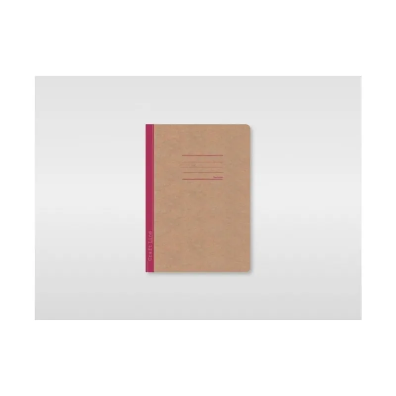 Salko Paper - Τετράδιο Ριγέ Καρφίτσα, Craft Line B5, 50 Φύλλα Φούξια 3130