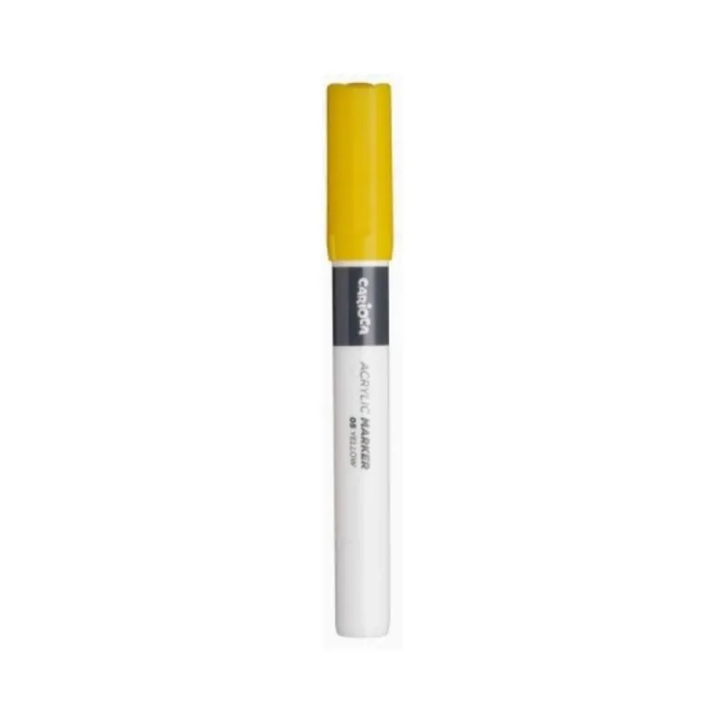 Carioca - Ακρυλικός Μαρκαδόρος 2mm Yellow (05) 31405