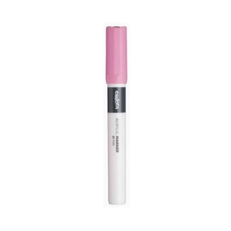 Carioca - Ακρυλικός Μαρκαδόρος 2mm Pink (12) 31412