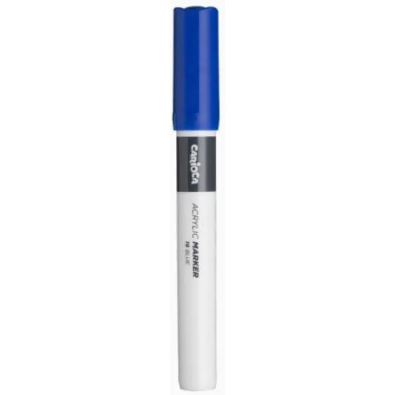 Carioca - Ακρυλικός Μαρκαδόρος 2mm Blue (18) 31418