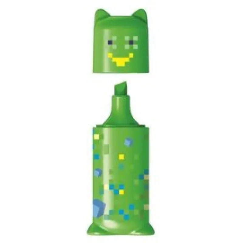 Maped - Μαρκαδόρος Υπογράμμισης Mini Pixel Green Party 743643
