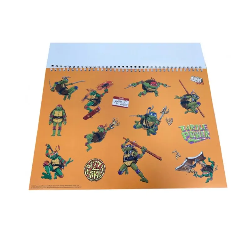 Gim - Μπλοκ Ζωγραφικής Ninja Turtles 40Φ 23x33cm 334-27416