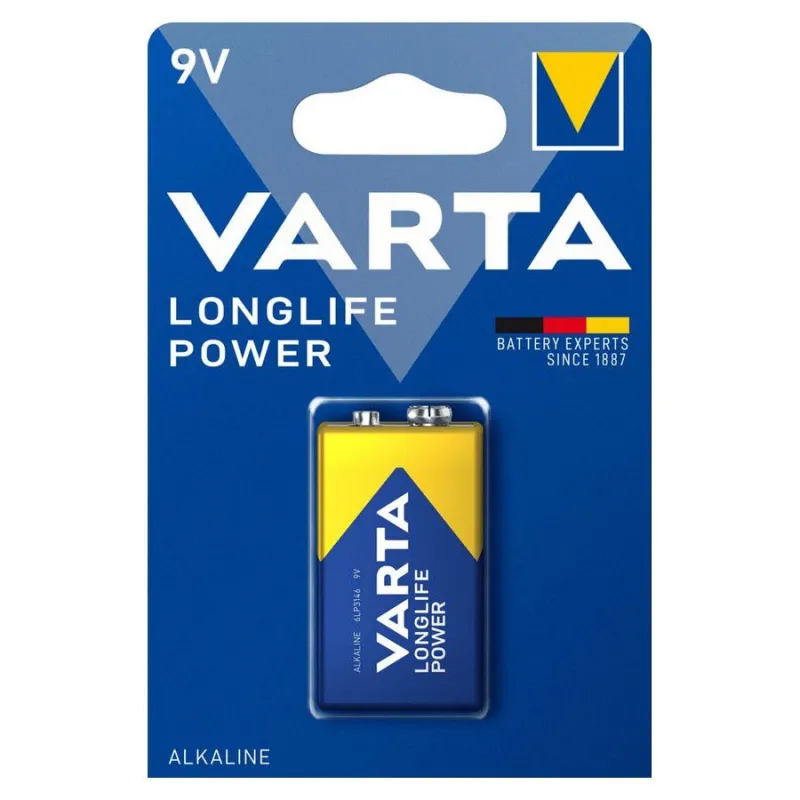 Varta - Αλκαλικές Μπαταρίες Long Life 9V 1 Τεμ 33963
