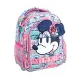 Gim – Τσάντα Πλάτης Νηπιαγωγείου 2 Θήκες, Minnie Mouse, Postcards 340-06054
