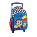 Gim - Σακίδιο Τρόλεϊ Νηπιαγωγείου 2 Θήκες, Paw Patrol, Chase Racing 354-00072
