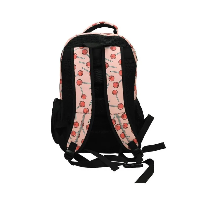 Back Me Up - Τσάντα Πλάτης Δημοτικού 3 Θήκες, Love Poodle 357-21031