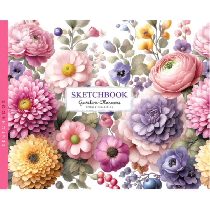 Company Fresh - Σημειωματάριο Sketchbook 14.8x10.5 εκ 24 Φύλλα, Garden Flowers 3598-24334