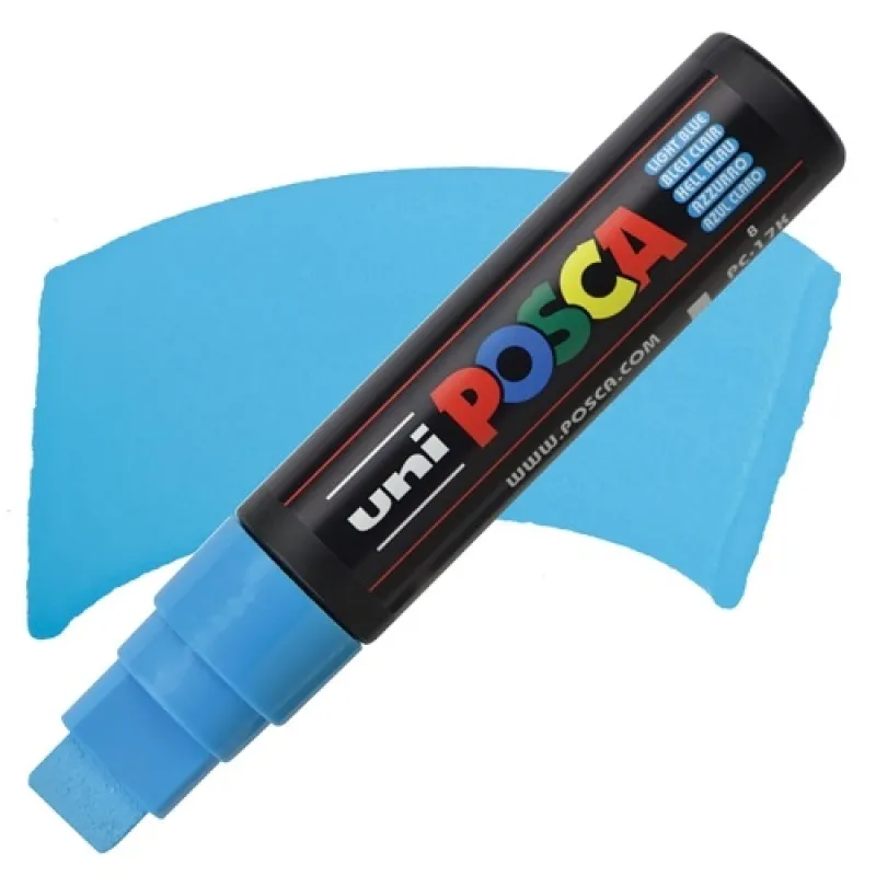 Uniball - Μαρκαδόρος Γίγας Posca PC-17K 15.0 mm Light Blue 8 36419