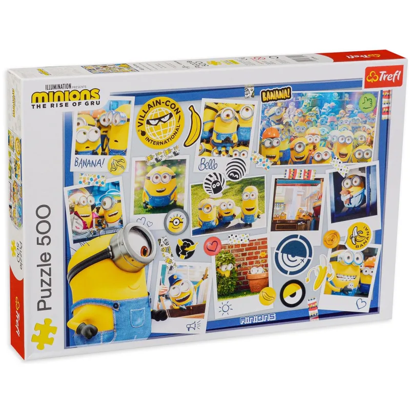 Trefl - Puzzle Minions Crazy Photo Collection 500 Pcs 37390