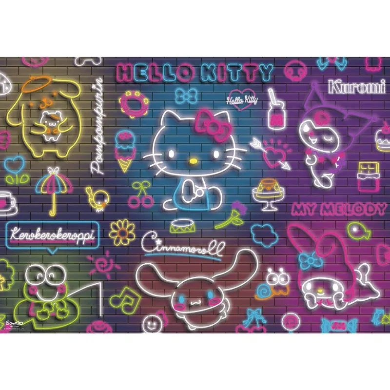 Trefl - Puzzle Neon Hello Kitty 500 Pcs 37523